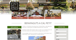 Desktop Screenshot of hotelcalpetit.es